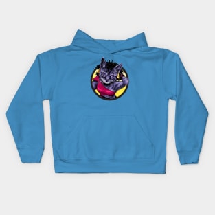 Purrple Girl Kids Hoodie